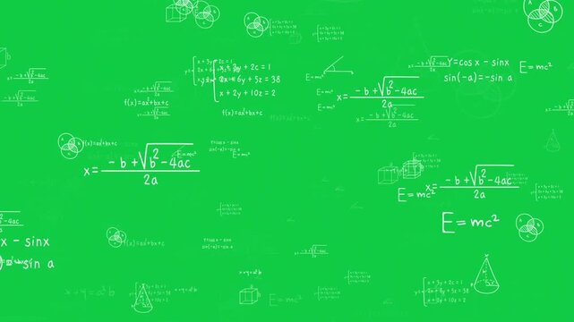 Math Science Formula Mathematical Equation Calculation Animation
