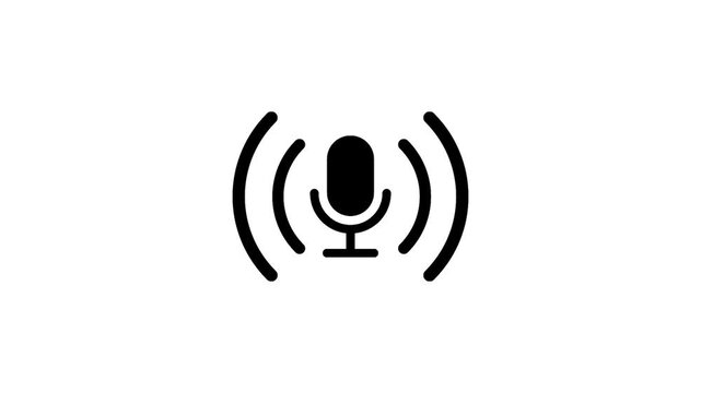 Microphone Animation Motion Graphic
