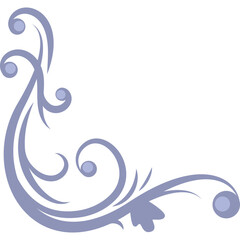 Swirl Corner Vector