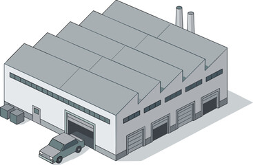 Modern Industrial Factory Buildings