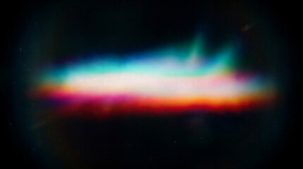 light leak overlay effect with colorful light leaks,retro grain noisy film distressed texture light...