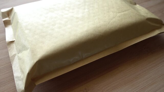 Postal order package in rotation