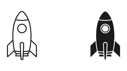 Rocketship Vector Launch Business Growth