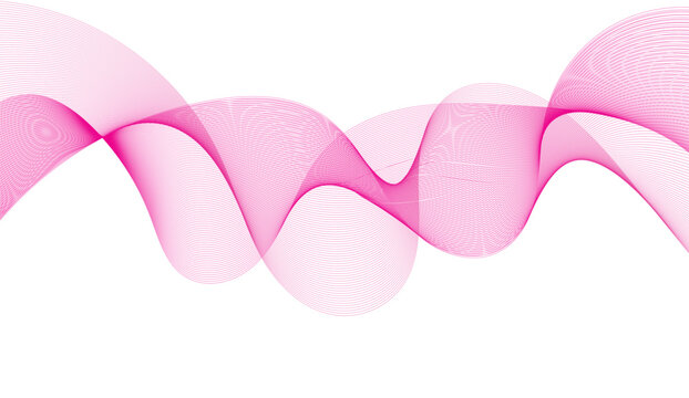 Abstract wave line. Digital frequency equalizer. digital Stylized line art background. Vector