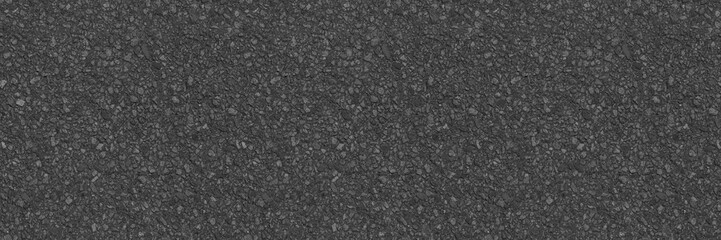 Fototapeta premium Asphalt seamless background texture. Tarmac road black grain surface.