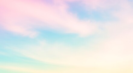 Fototapeta premium Abstract pastel sky