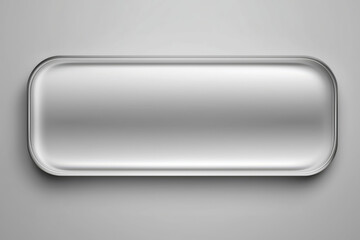 Sleek Metallic Tray on Minimalist Background for Elegant Display