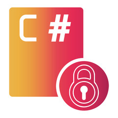 software development Gradient icon