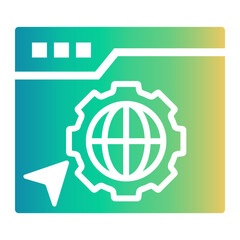 software development Gradient icon