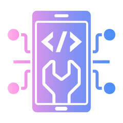 software development Gradient icon