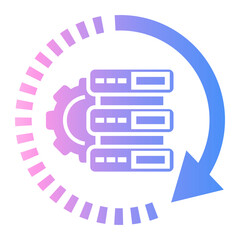 software development Gradient icon