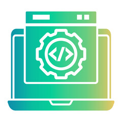 software development Gradient icon