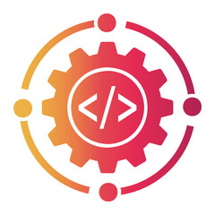software development Gradient icon