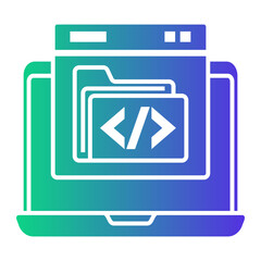 software development Gradient icon