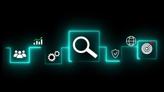 Close-Up of Business Professional Using Smartphone to Access Digital Information and Analyze Marketing Data with Interactive Graphics, Digital information marketing leverages technology