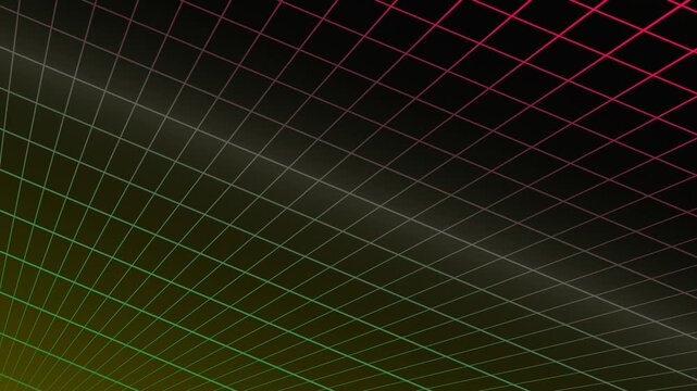 Abstract Grid Pattern with Colorful Lines.