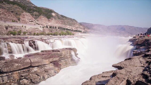 Hukou Waterfall, Yellow River China