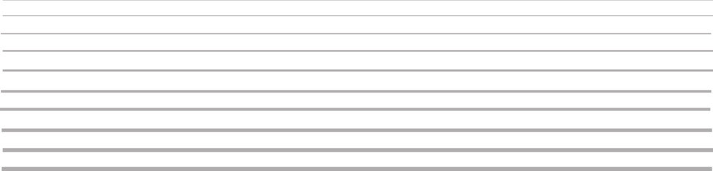 Obraz premium 10 horizontal lines hgih quality vector on white background