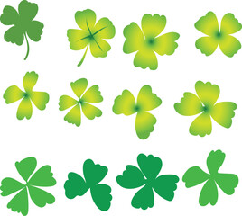 Saint Patrick's Day, Shamrock,green Green Shamrock Leaves Decorative Border