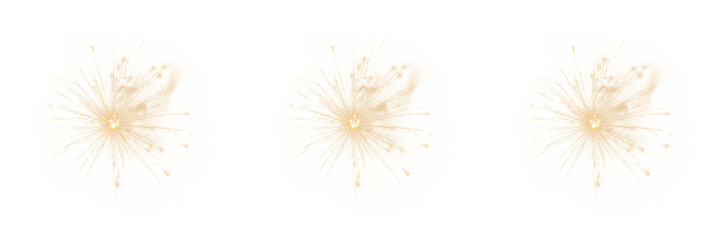 Obraz premium Set of gold sparkle splatter Gold Foil Frame Gold brush stroke on transparent background. Golden star dust trail vector background, elegant glitter sparkle, shining gold stars scatter minimal