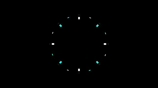 Starry night sky with glowing dots forming constellation pattern on black background