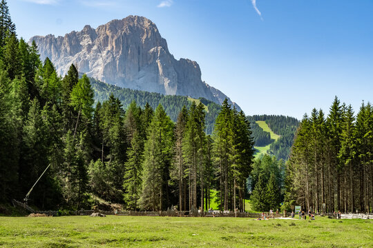 Vallunga, Selva di Val Gardena. is a U-shaped valley in South Tyrol, which branches off from Val Gardena in the municipality of Selva di Val Gardena and leads northeast into the Puez Group.