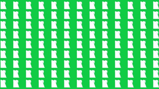 Egypt map pattern scrolling perfect 10 second loop with green background