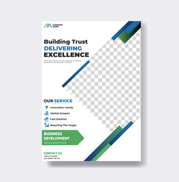 trifold brouchure template  vactor file design  Artwork corporate 