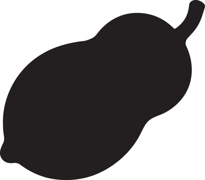 Dodder Laurel silhouette vector illustration isolated on transparent background for chocolate art