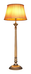 Floor Standing Lamp - Stylish Floor Standing Lamp for Providing Ambient Lighting in Living Rooms, Bedrooms, and Reading Nooks Isolated on White Background