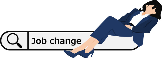 転職を決意するイラスト