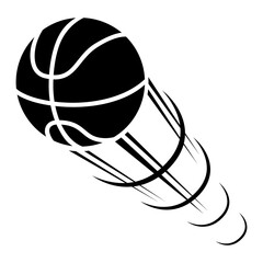 Basketball icon vector. Three pointer Illustration sign. Throwing the ball symbol or logo. © Denys