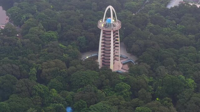 Aerial View of Anna Tower Anna Nagar Chennai India