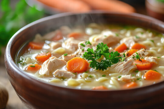 chicken soup with vegetables