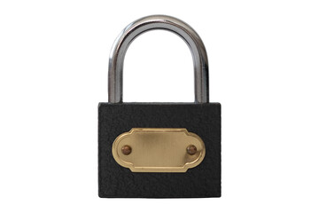 Naklejka premium strong and reliable lock, transparent background