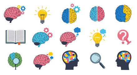 Human Head Brain Creative Thinking Process. © Mardiyo