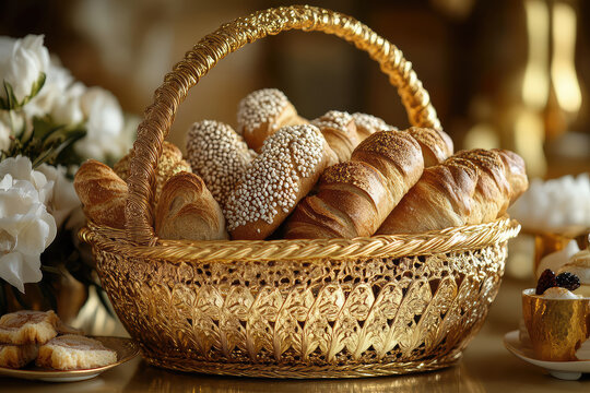 bread in a basket