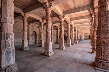Fototapeta premium The Bhojshala is a historic building located in the city of Dhar, in the state of Madhya Pradesh, India.