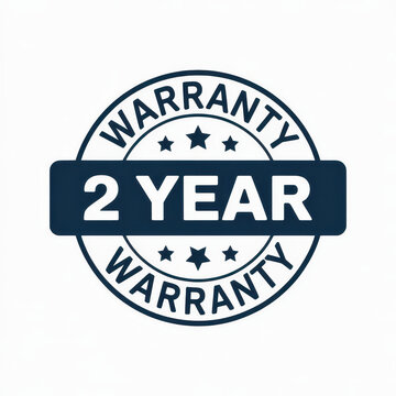 Two year warranty stamp 2 year seal guarantee
