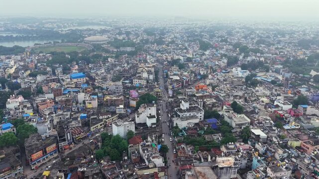 05th March 2026 : Aerial View of Raipur City Chhattisgarh India