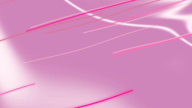 Dynamic abstract composition featuring intersecting lines and glowing effects on a vibrant background