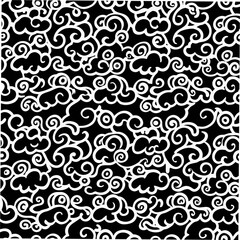 black and white seamless pattern