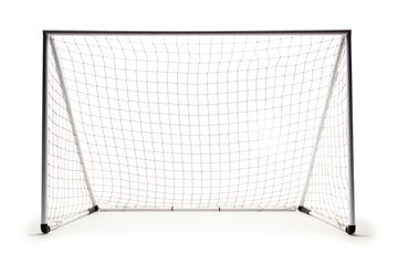 Obraz premium Empty soccer goal net frame