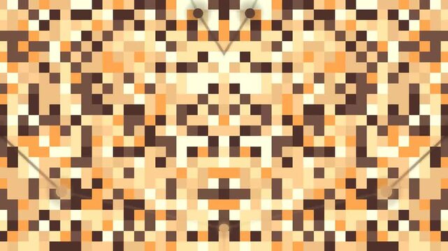Pixelated Animal Print Pattern Background Design.
