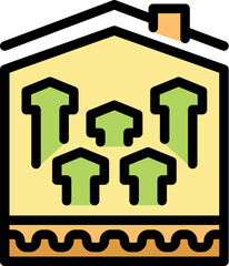 Fototapeta premium Innovative foundation repair technique utilizing lifting technology to stabilize and elevate a house, preventing settlement and ensuring structural integrity