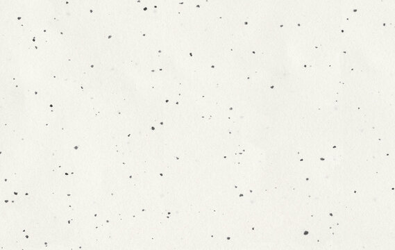 White speckled paper texture background with irregular dots. Abstract grain and fleck surface for graphic design concept