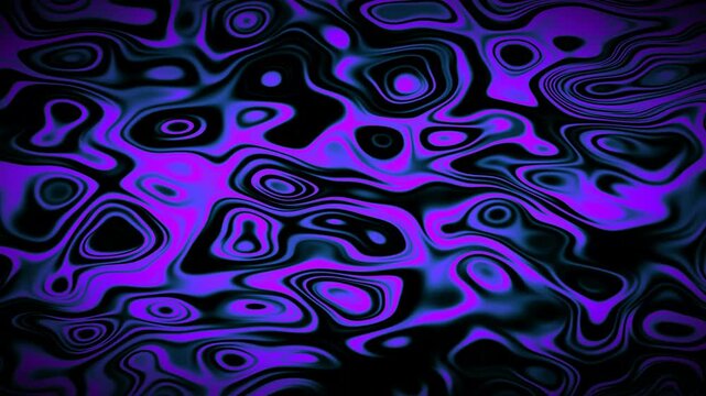 Vibrant Purple Swirling Pattern Background Video.