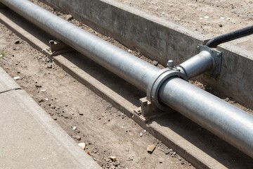 Metallic Pipe Installation in Utility Corridor