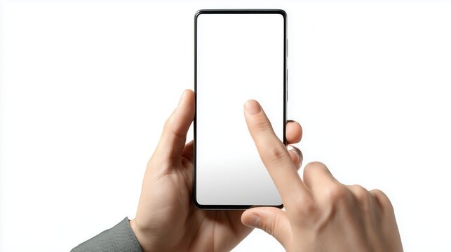 Un dedo se&ntilde;ala la pantalla de un smartphone