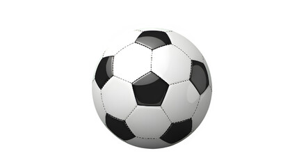 Obraz premium Soccer Ball Isolated On White Background 3.